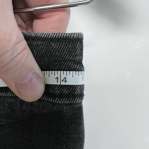 Abercrombie & Fitch Woman Jeans Middle Seam High Rise Split Ankle Sz 2 S 25x28.5 - Picture 6 of 10